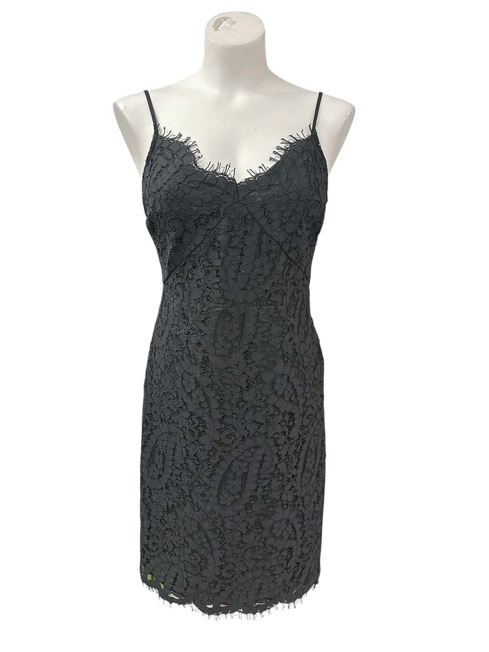 Michael Kors Black Lace Halter Maxi Dress Size XS